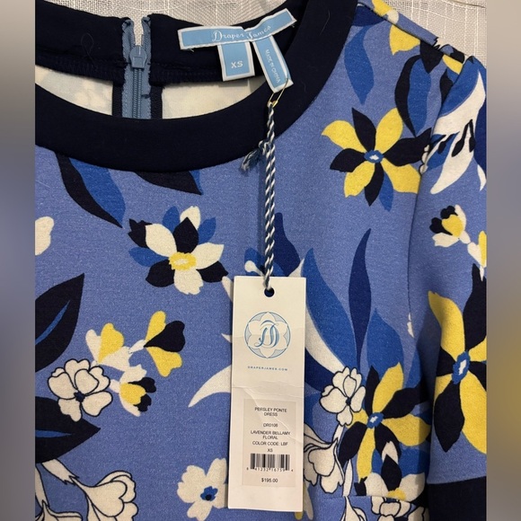Draper James Persley Ponte Dress – Lavender Bellamy Floral - Picture 5 of 5